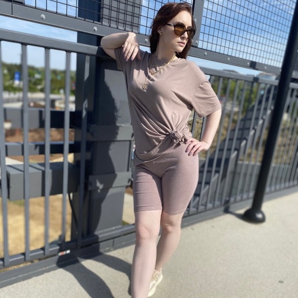 MOOD “Not Your Average” Biker Set in Mocha - Picture 2 of 5